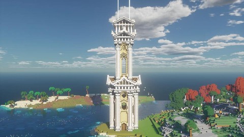 我的世界信号塔怎么做