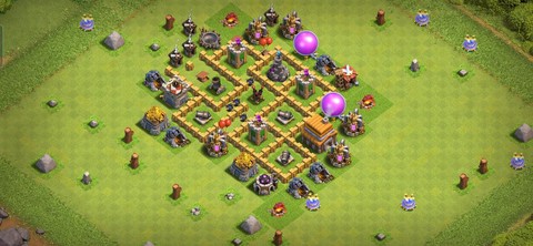 部落冲突五本怎么摆[图2]