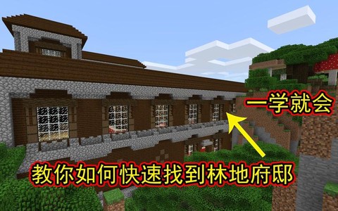 我的世界怎么找林地府邸