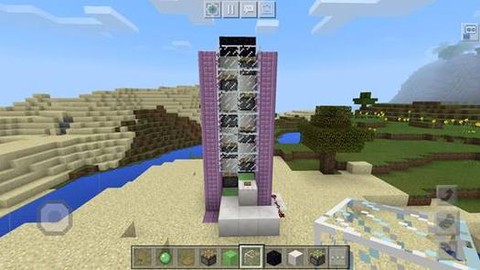 我的世界阶梯怎么做