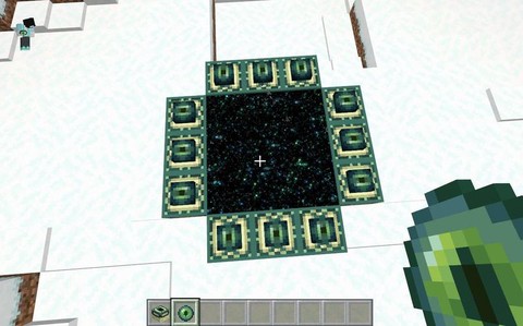 我的世界怎么进入末地